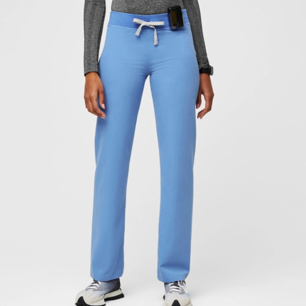 Figs Ceil Blue Technical Collection/Livingston Basic Scrub Pants